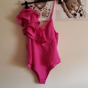 Fashion Nova Ruffle Bodysuit